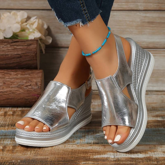 Juliette | Orthopädische Sandalen in Silber