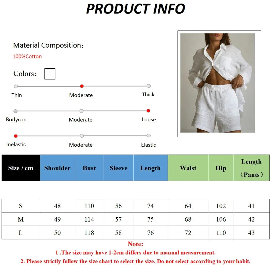 Ellen │ Minimalistisches Pyjama-Set