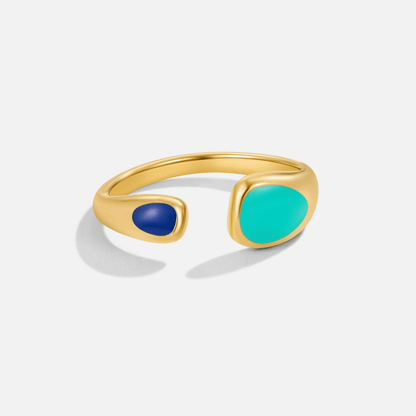 Bague saharienne en turquoise