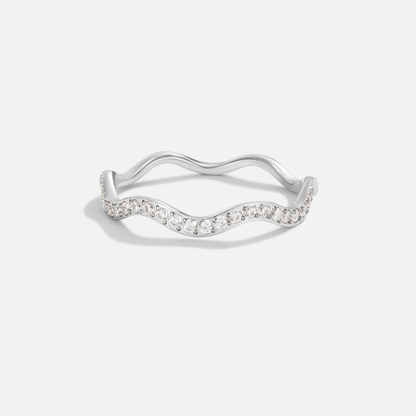 Bague en cristal et argent Zenya